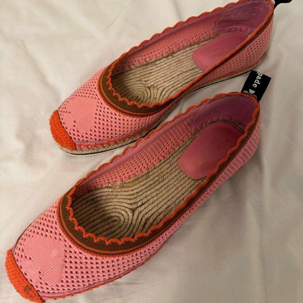 Pink and Orange Kate Spade Espadrilles